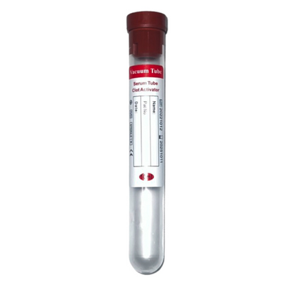 RUBBER RED TOP 10ML (PLASTIC) SERUM TUBE CLOT ACTIVATOR