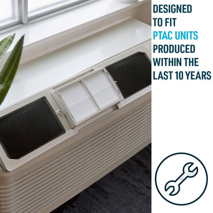 RZ AIRFlow - Air Purifying Filter for PTAC heating & Cooling Units w/Premium Travel Case