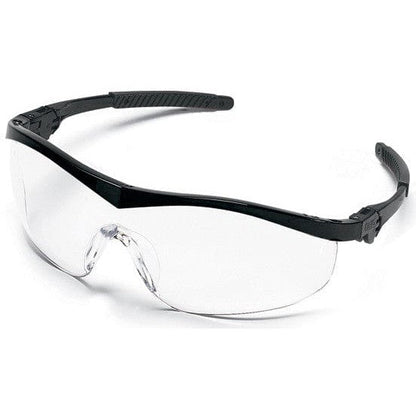 MCR Safety Storm Safety Glasses with Black Frame and Clear Lens