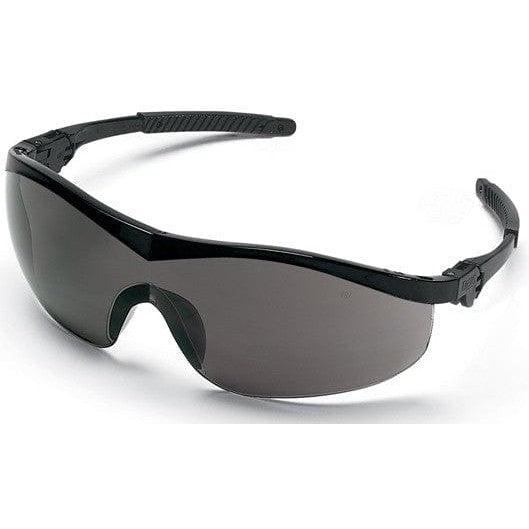 MCR Safety Storm Safety Glasses with Black Frame and Gray Lens