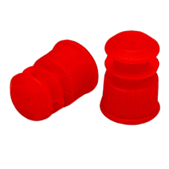 12mm Test Tube Plug Red Caps Universal Fit