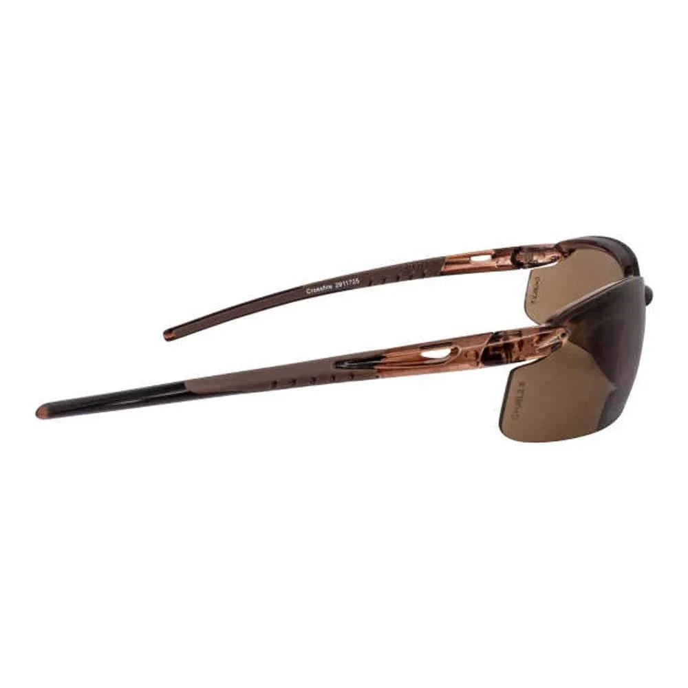 Crossfire ES5 Bifocal Safety Glasses Brown with HD Brown Lenses