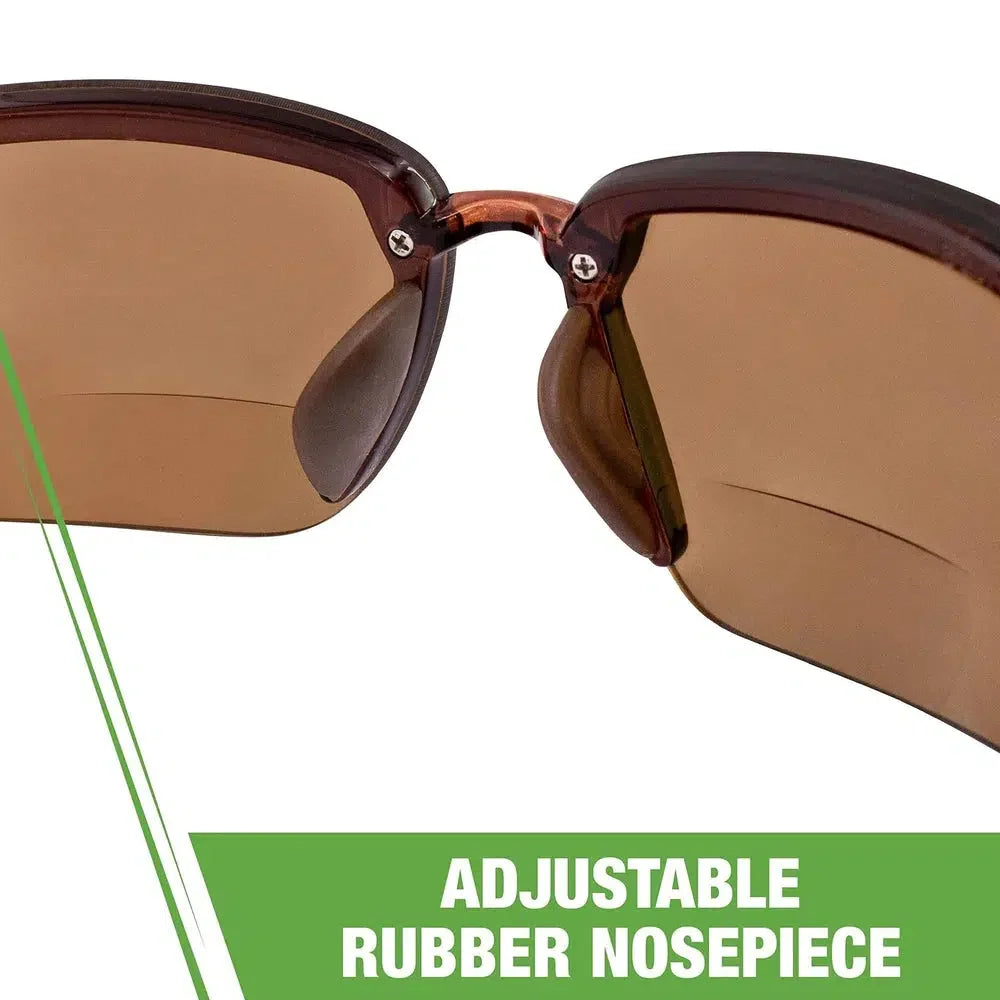 Crossfire ES5 Bifocal Safety Glasses Brown with HD Brown Lenses