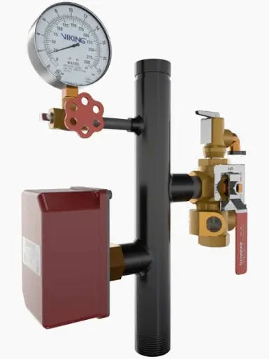 Viking 3" EasyPac Commercial Riser Groove Test&Drain Fire System