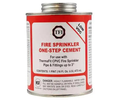 Solvent Cement Pint for Fire Safety Systems Durable Bonding