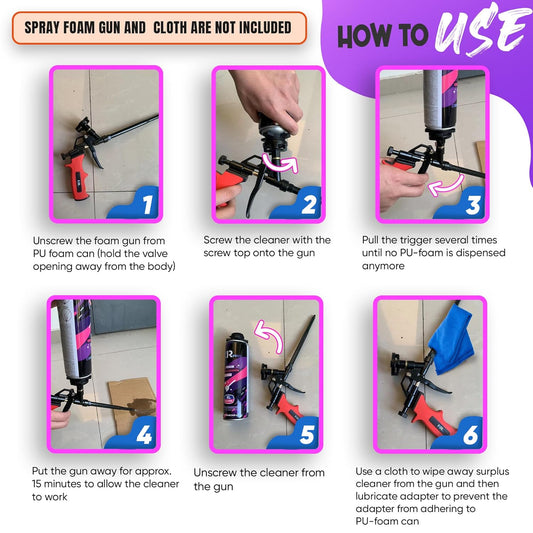 Spray Foam Gun Cleaner