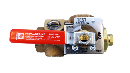 Test and Drain M1000 Compact Fire Sprinkler Valve System