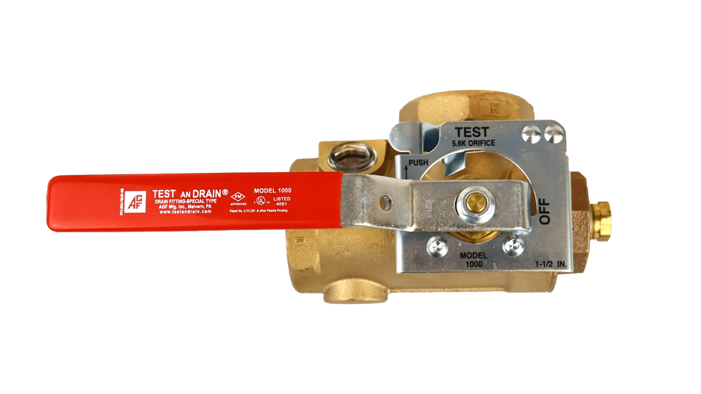 Test and Drain M1000 Compact Fire Sprinkler Valve System