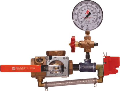 Test And Drain M1011T Ball Valve With Pressure Gauge