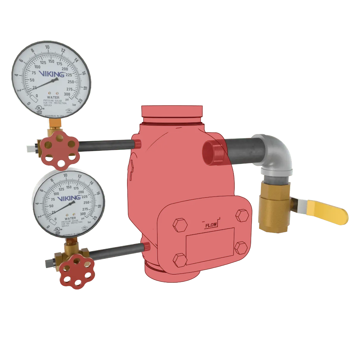 Viking Trim EZR E1 F1 Check Valve for Fire Protection Systems