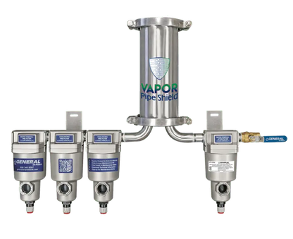 Vapor Pipe Shield For Corrosion-proof Fire Protection System