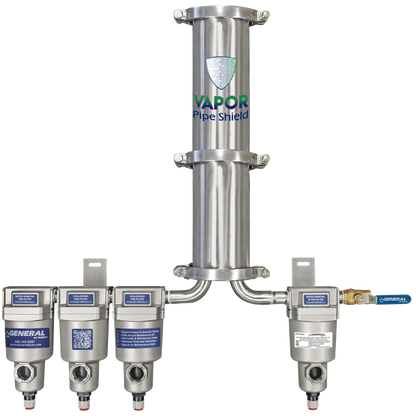 Vapor Pipe Shield For Corrosion-proof Fire Protection System