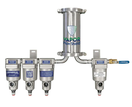 Vapor Pipe Shield For Corrosion-proof Fire Protection System