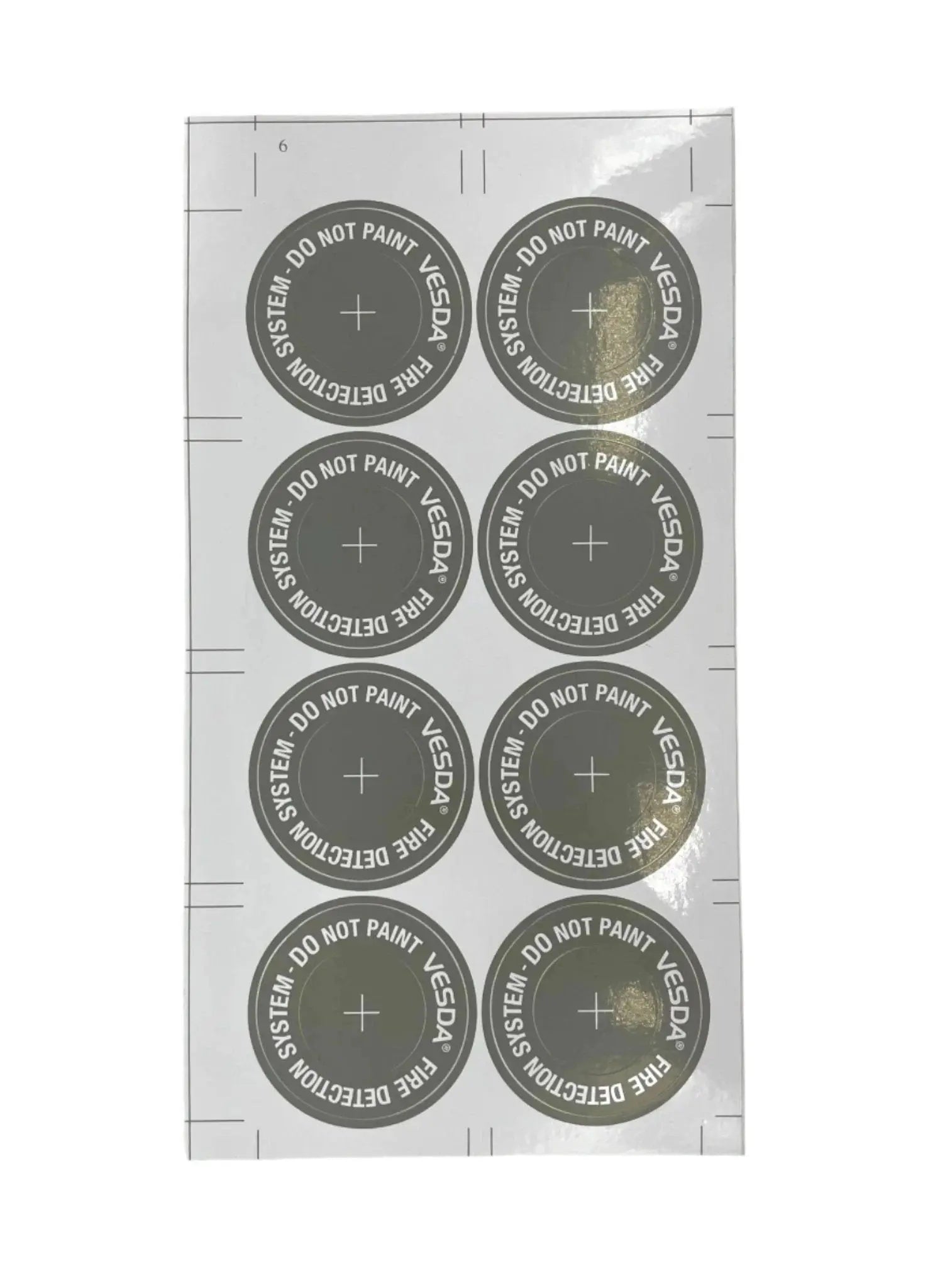 Kidde Miniature Sampling Point Labels Grey Durable Safety Tags ...