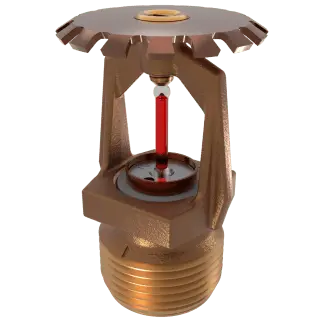 VK532 K11.2 ECLHOH Brass Upright Fire Sprinkler