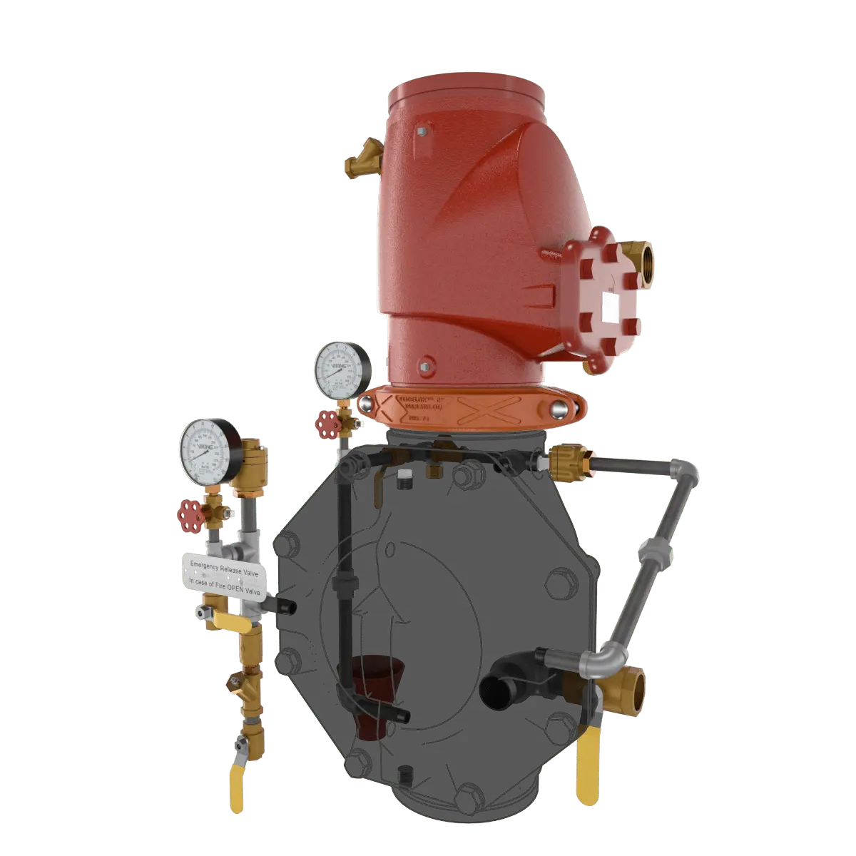 Viking VXD Preaction Pneumatic Release Trim System