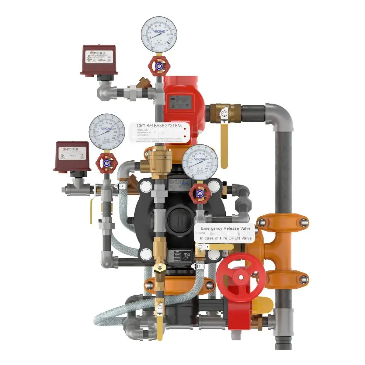 VXD Upgradeable Pre-Trimmed Fire Protection Riser for Data Centers