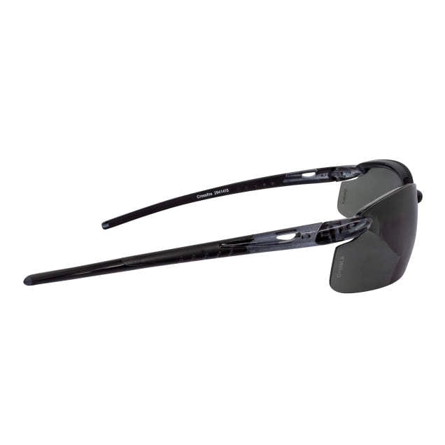 Crossfire ES5 Bifocal Safety Glasses Black with Polarized Smoke Lenses