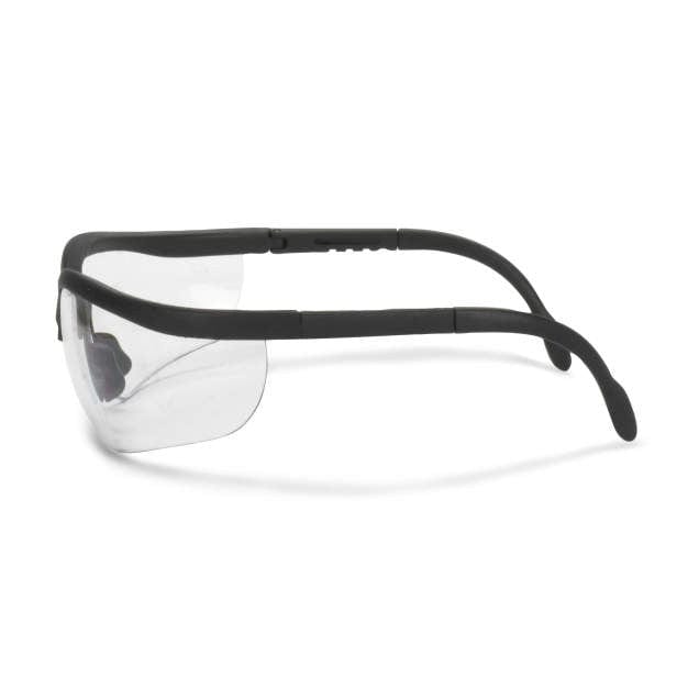 Radians Journey Safety Glasses with Black Frame and Clear Lens