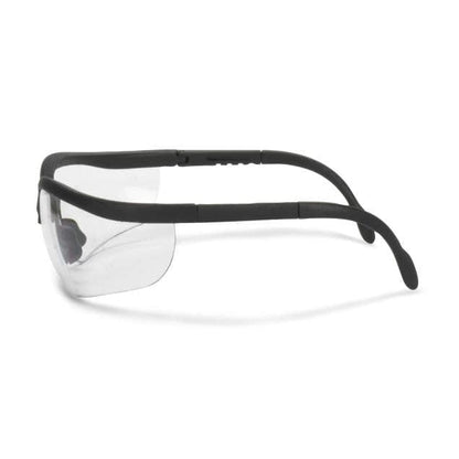 Radians Journey Safety Glasses with Black Frame and Clear Lens