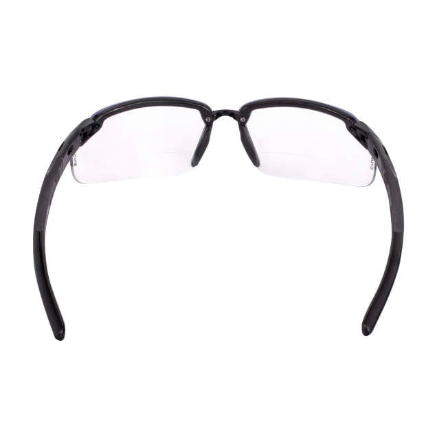 Crossfire ES5 Bifocal Safety Glasses Pearl Gray with Clear Lenses