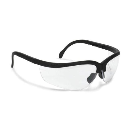Radians Journey Safety Glasses with Black Frame and Clear Lens